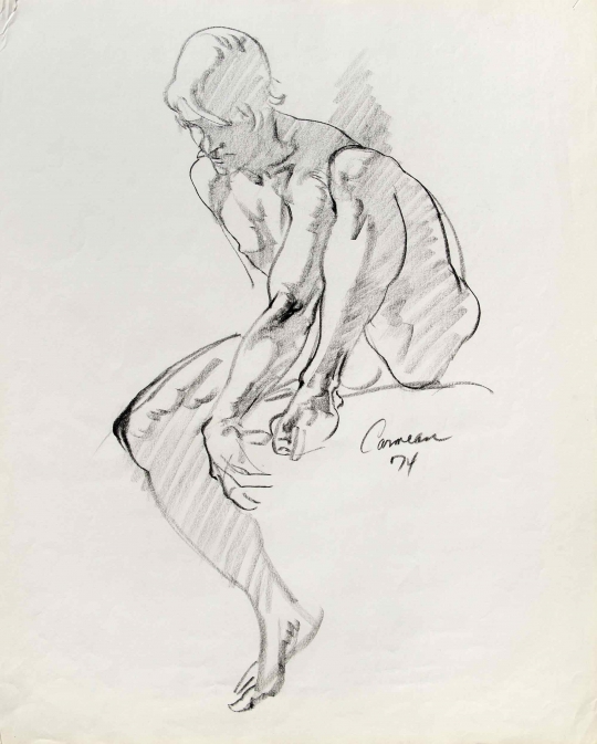 Unknown (Seated figure) by Harry Carmean