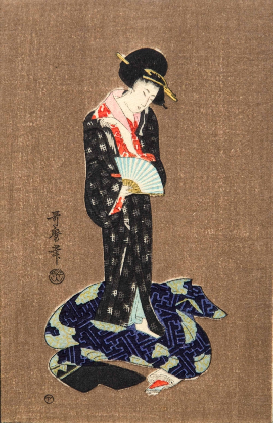 Portrait of a Courtesan by Kitagawa Utamaro