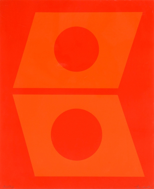 Untitled (Orange on Orange) by Florence Arnold