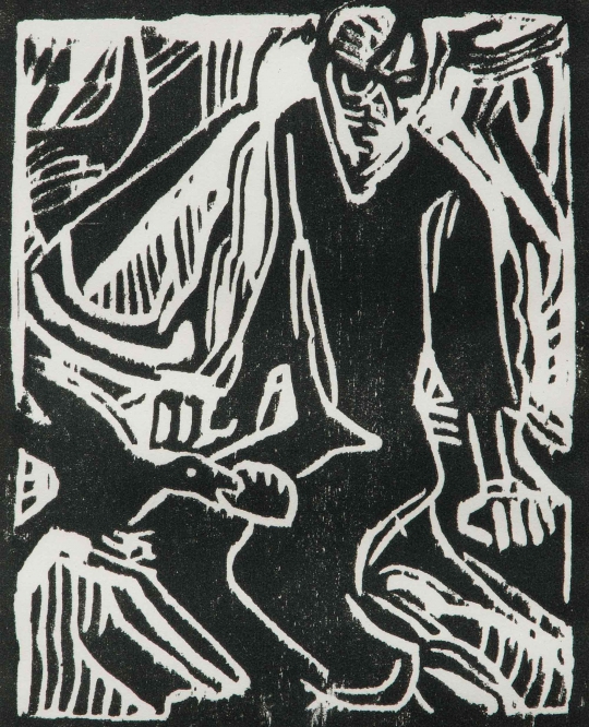 Elias in der Wuste (Elijah in the Desert) by Christian Rohlfs