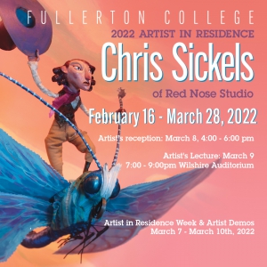 Artist in Residence Chris Sickels of Red Nose Studios